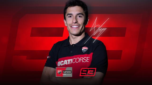 Marc Marquez si unisce al Ducati Lenovo Team